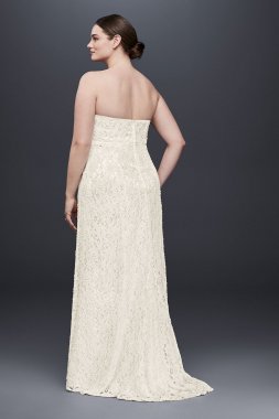 Beaded Lace Wedding Dress with Empire Waist 4XL9S8551