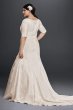 Lace Plus Size Wedding Dress with Elbow Sleeves Collection 4XL9SLYP3344