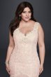 Plus Size Beaded Trumpet Wedding Dress 4XL9SWG723