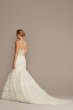Beaded Brocade Embellished Tall Plus Wedding Dress 4XL9SWG835