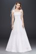 Extra Length Chiffon Cap Sleeve Wedding Dress Collection 4XLV9010