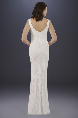 Bryant Beaded Tank Sheath Wedding Dress 51017