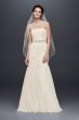 Petite Strapless Lace Trumpet with Tulle Skirt 7KP3765