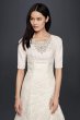 Petite Trumpet Wedding Dress with 3/4 Sleeves Collection 7SLYP3344