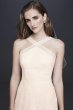 Embroidered Lace Y-Neck Petite Wedding Dress 7WG3928