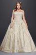 Plus Size Lace Tulle Wedding Dress 8CWG635