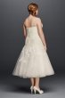 Tea Length Plus Size Wedding Dress 8CWG743