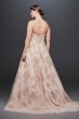 Metallic Lace Plus Size A-Line Wedding Dress 8CWG767