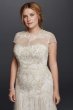 Wedding Dress with Cap Sleeves 8MS251136