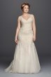 Illusion Tank Wedding Dress 8MS251150