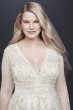 Linear Lace Plus Size Wedding Dress 8MS251173