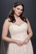 Lace A-Line Plus Size Wedding Dress 8MS251174