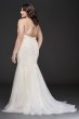 Cross-Back Lace Plus Size Wedding Dress 8MS251198