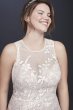 Blooming Applique Plus Size Wedding Dress 8MS251201