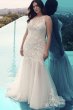 Blooming Applique Plus Size Wedding Dress 8MS251201