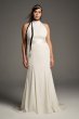 Plus Size Halter Wedding Dress 8VW351263