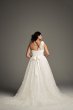 Tulle Plus Size One-Shoulder A-Line Wedding Dress 8VW351432