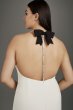 Crystal T-Back Stretch Crepe Plus Size Slip Gown 8VW351473