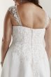 A-Line Plus Size Wedding Dress with Cap Sleeves Collection 9NTV9010