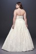 Printed Organza A-line Plus Size Wedding Dress Collection 9NTWG3907