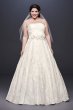 Printed Organza A-line Plus Size Wedding Dress Collection 9NTWG3907