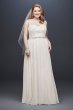 Lace and Crinkle Chiffon Plus Size Wedding Dress Collection 9OP1337
