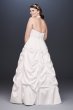 Satin Halter Plus Size A-Line Gown with Pick-Ups Collection 9OP1349