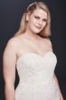Beaded Lace Plus Size Tulle Mermaid Wedding Dress 9SWG810