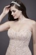Beaded Tulle Trumpet Plus Size Wedding Dress 9SWG823