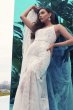 Moonstone Embellished Plus Size Lace Wedding Dress 9SWG824
