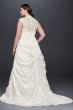 Cap Sleeve Satin A-line Plus Size Wedding Dress Collection 9T3090