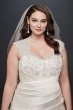 Cap Sleeve Satin A-line Plus Size Wedding Dress Collection 9T3090