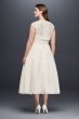 Tea-Length Plus Size Wedding Dress with Shrug Collection 9T9948