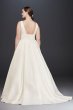 Satin Cummerbund Plus Size Wedding Dress Collection 9V3848