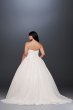 Beaded Illusion Plus Size Ball Gown Wedding Dress Collection 9V3849