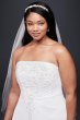 A-Line Plus Size Wedding Dress with Cap Sleeves Collection 9V9010