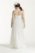 Strapless Lace Over Satin Plus Size Wedding Dress Collection 9WG3263
