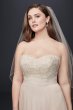A-Line Beaded Lace Tulle Plus Size Wedding Dress Collection 9WG3586
