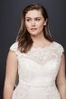 Illusion Lace and Chiffon Plus Size Wedding Dress Collection 9WG3851