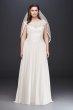 Illusion Lace and Chiffon Plus Size Wedding Dress Collection 9WG3851