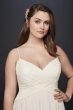 Ruched Bodice Chiffon Plus Size Wedding Dress Collection 9WG3856