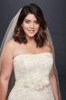Appliqued Tulle A-Line Plus Size Wedding Dress Collection 9WG3862