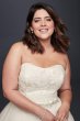 Appliqued Tulle Tea-Length Plus Size Wedding Dress Collection 9WG3876