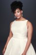 High-Neck Mikado Plus Size Ball Gown Wedding Dress Collection 9WG3879