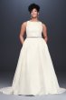 High-Neck Mikado Plus Size Ball Gown Wedding Dress Collection 9WG3879