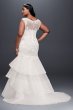 Lace and Tiered Tulle Plus Size Wedding Dress Collection 9WG3897