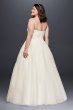 Organza Plus Size Wedding Dress with Long Jacket Collection 9WG3899