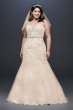 Beaded Lace Plus Size Mermaid Wedding Dress Collection 9WG3909