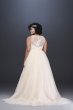Appliqued Glitter Tulle Plus Size Wedding Dress Collection 9WG3930