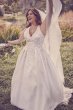 Illusion Back Organza Plus Size Wedding Dress Collection 9WG3936